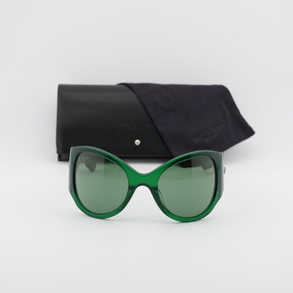 Rag & Bone RNB6004/S 01ED QT Butterfly Sunglasses - Green - Picture 2 of 8
